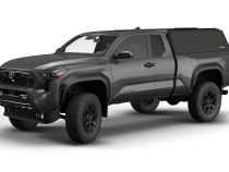 Tacoma Truck Bed Cap SmartCapEVOh Hatchback Matte Black For 24-26 Toyota Tacoma 6 Foot Standard Bed RSI SmartCap