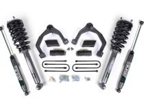 25-26 Chevrolet Silverado 1500 - GMC Sierra 1500 4WD 3.5 Inch Adventure Series Lift Kit, 2 Inch Rear Lift, Block - Nitro Loaded Struts, Nitro Shocks Zone Offroad