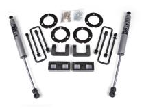 07-18 GM 1500 3 Inch Adventure Series Lift Kit 2 Inch Rear Block Spacer Front Nitro Rear Shocks Zone Offroad