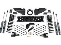 19-24 RAM 3500 6.5 Inch Radius Arm Bracket 5 Inch Rear Block With Overload Diesel 6-Bolt T-Case Nitro Shocks Zone Offroad