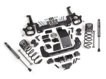 4 Inch Lift Kit for 2025 Ram 1500 4WD 4 Inch Front 3 Inch Rear Suspension Lift System Large Bore Fox Adv Rear Shocks Zone Offroad