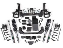 25-26 Ram 1500 4WD 4 Inch Suspension Lift Kit (Large Bore), 3 Inch Rear Lift, Coil Spring - Nitro Loaded Struts, Nitro Shocks Zone Offroad