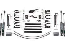 94-99 Dodge 1500 5 Inch Suspension Lift Kit - Front Coils, Rear Block/Add a Leaf - Fox 2.0 Adventure Series Shocks Zone Offroad