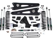 23-24 Ford F-250/F-350 Super Duty 4WD 7 Inch Radius Arm Lift Kit 4.5 Inch Rear Block Gas With Nitro Shocks Zone Offroad
