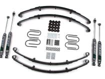 87-95 Jeep Wrangler YJ 2 Inch Leaf Spring Lift Kit With Nitro Shocks Zone Offroad